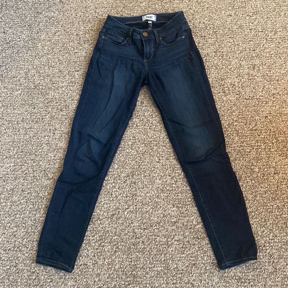 Paige Verdugo Ankle Mid Rise Skinny Jeans